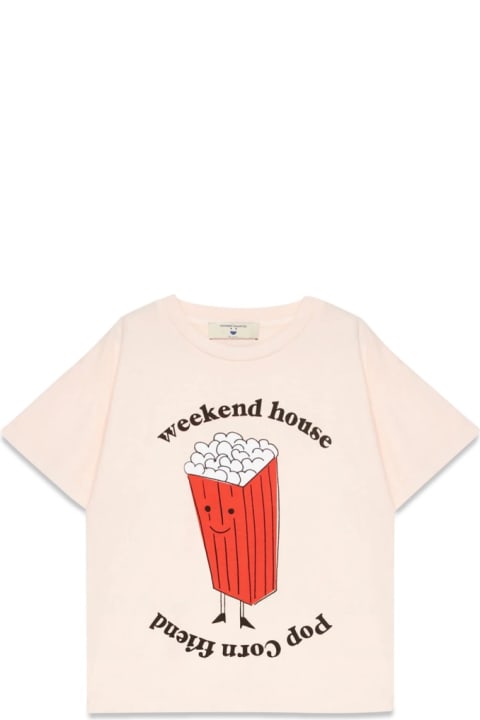weekend house kids T-Shirts & Polo Shirts for Girls weekend house kids Pop Corn T-shirt