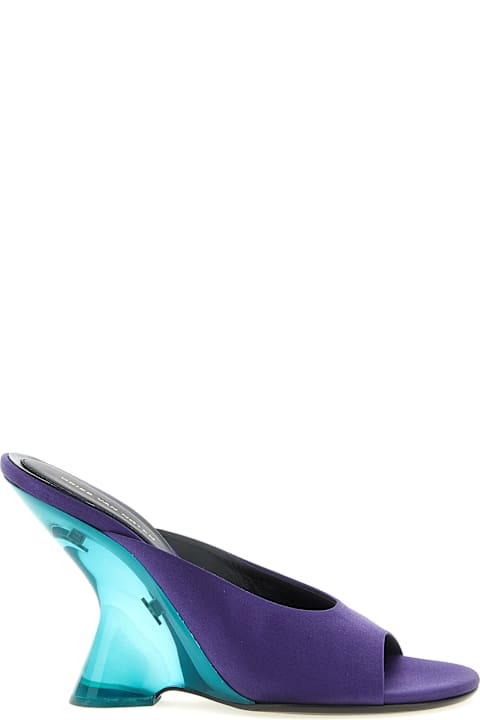 Dries Van Noten Satin Mules