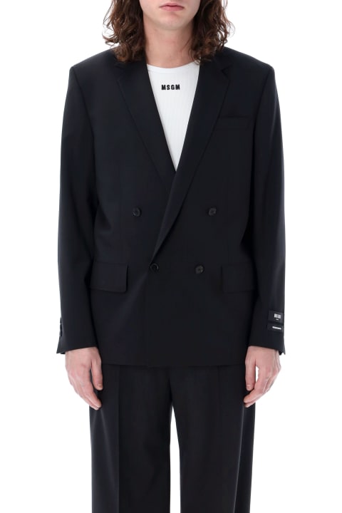 MSGM Coats & Jackets for Men MSGM Double Breasted Blazer