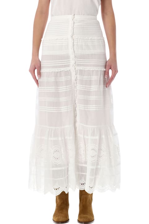 Homeware Marant Étoile Marant étoile Paoline Organic Cotton & Lace Skirt