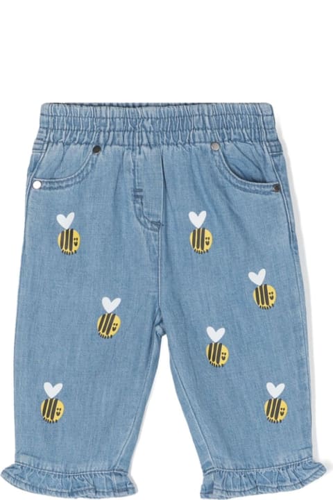 Bottoms for Baby Girls Stella McCartney Kids Jeans Con Stampa
