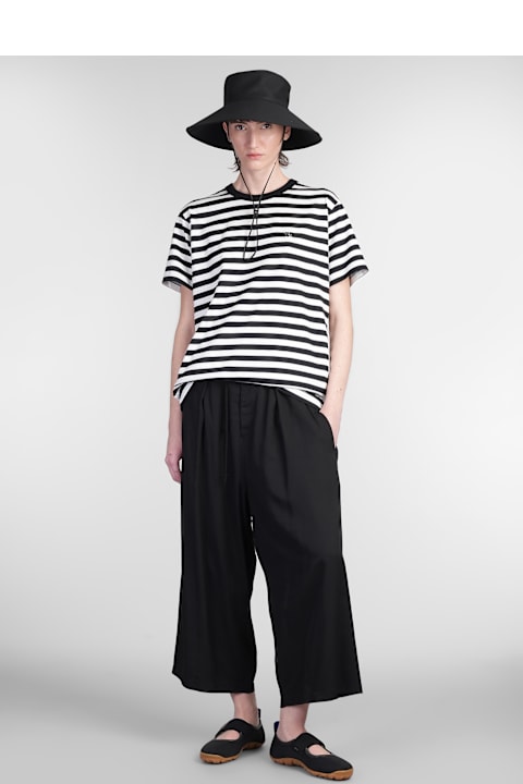 Yohji Yamamoto for Women Yohji Yamamoto T-shirt In White Cotton