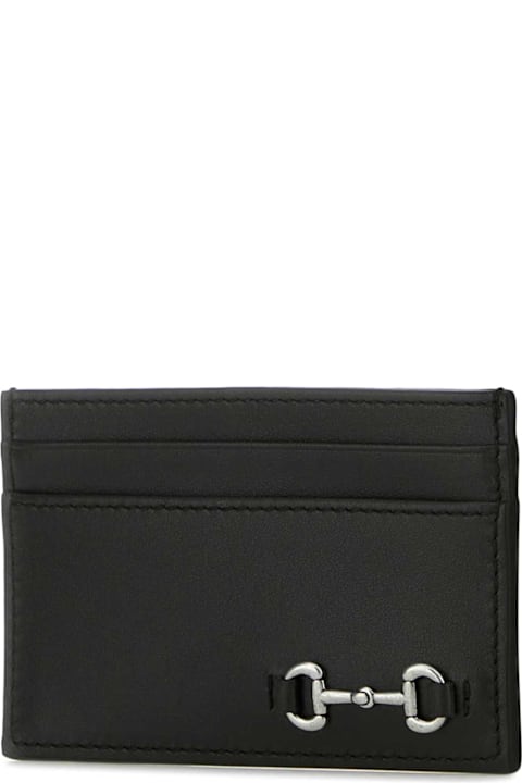 Gucci Black Leather Card Holder