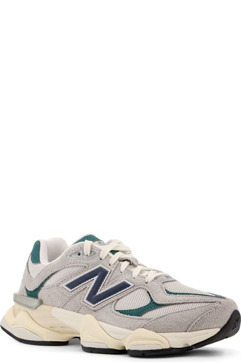 Homeware New Balance Mesh And Suede Sneakers With Logo On The Side