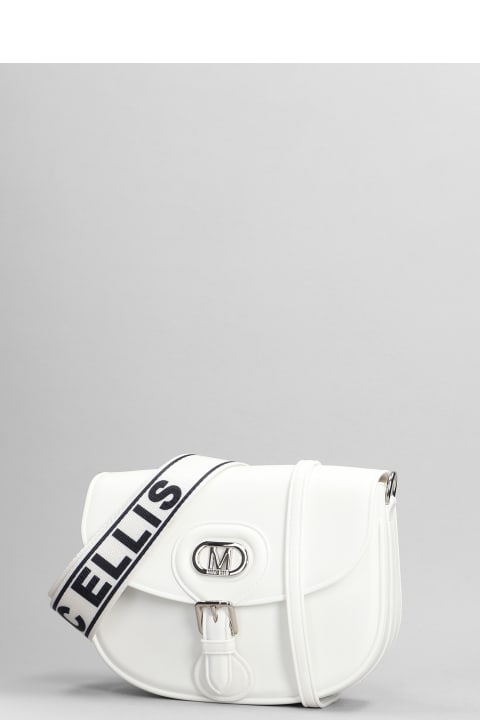 Marc Ellis for Women Marc Ellis Flat Kisha M Shoulder Bag In White Rubber/plasic
