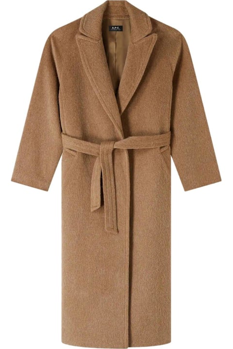 A.P.C. Coats & Jackets for Women A.P.C. Straight Hem Belted Coat