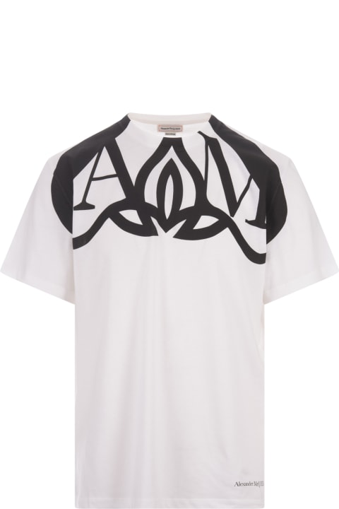 Alexander McQueen for Women Alexander McQueen White T-shirt With Seal Logo