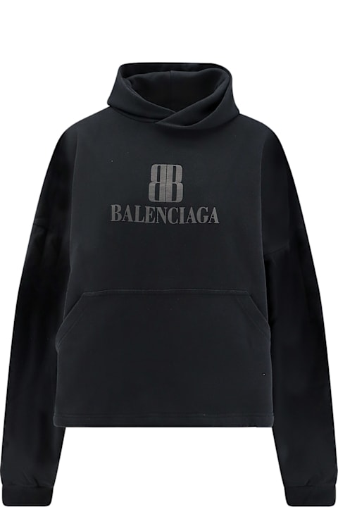 أدوات منزلية Balenciaga Cropped Cotton Sweatshirt