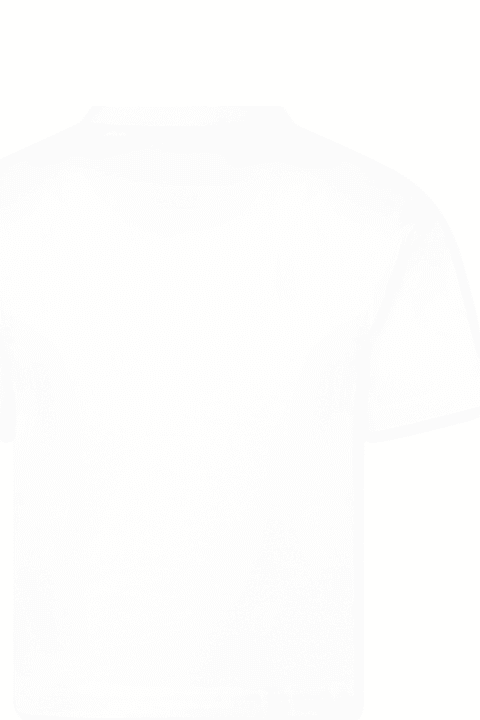 Timberland Topwear for Boys Timberland White T-shirt For Boy With Logo