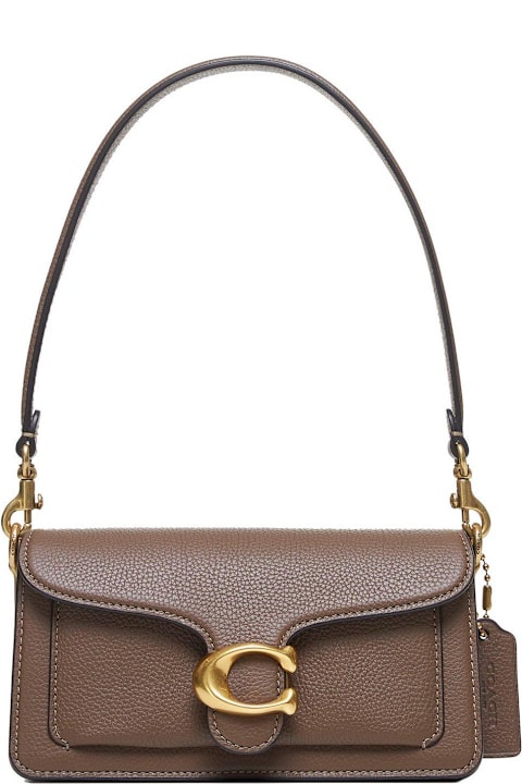 インテリア Coach Tabby 20 Logo Plaque Shoulder Bag