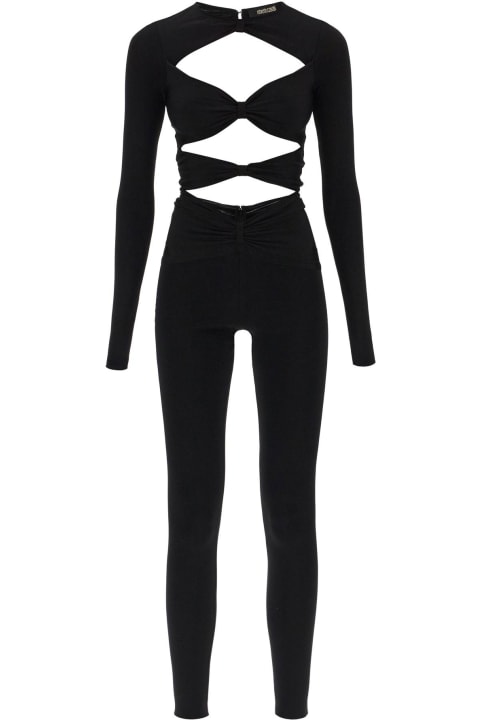 Roberto Cavalli for Women Roberto Cavalli Long-sleeved Jumpsuit With Cut-outs