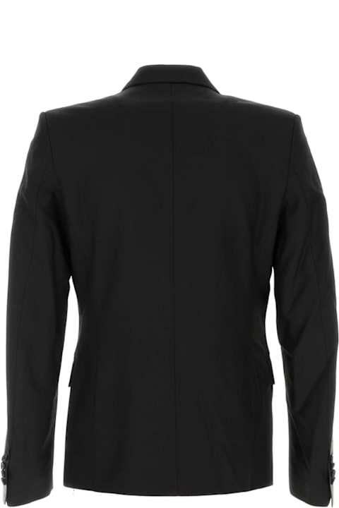 Diesel for Kids Diesel Black Polyester Blend J-phoenix Blazer