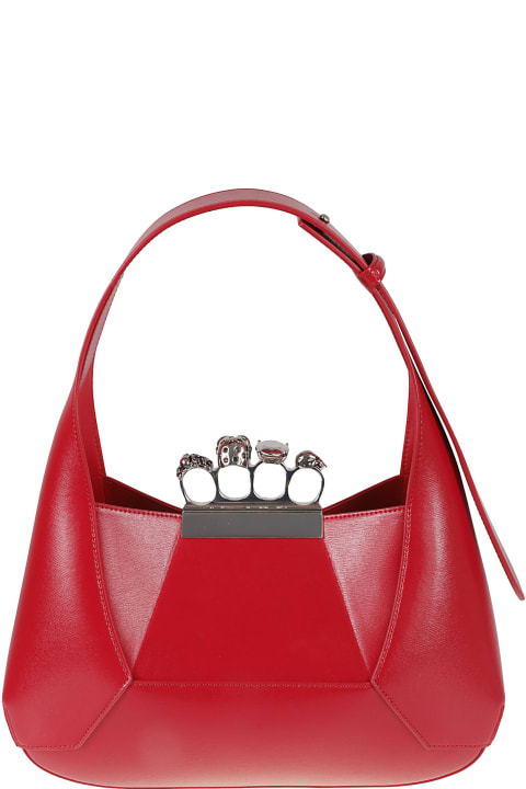 Totes for Women Alexander McQueen The Jeweled Hobo Bag