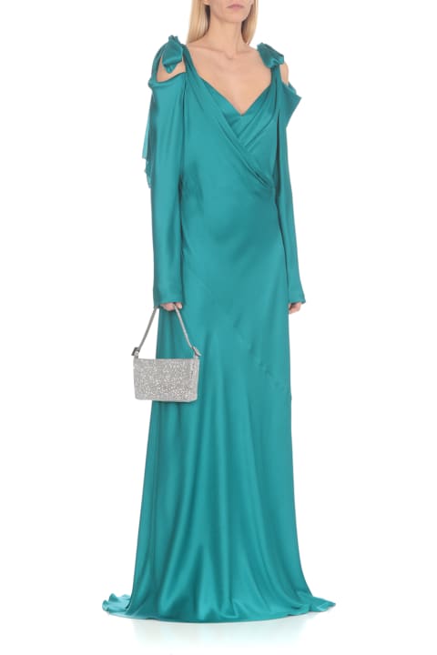 Fashion for Women Alberta Ferretti Silk Blend Long Dress