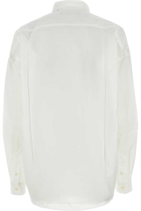 Y/Project Topwear for Women Y/Project White Poplin Shirt