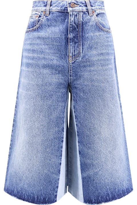 Chloé Pants & Shorts for Women Chloé Denim Bermuda Shorts With Back Logo Patch