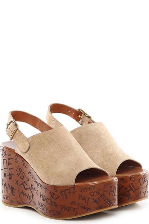 Chloé Maxime Wedge Sandals