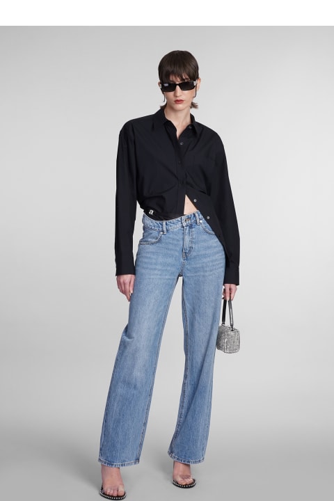 Fashion for Women Alexander Wang Jeans In Blue Cotton