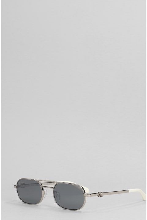 Baltimore Sunglasses In Silver Metal Alloy