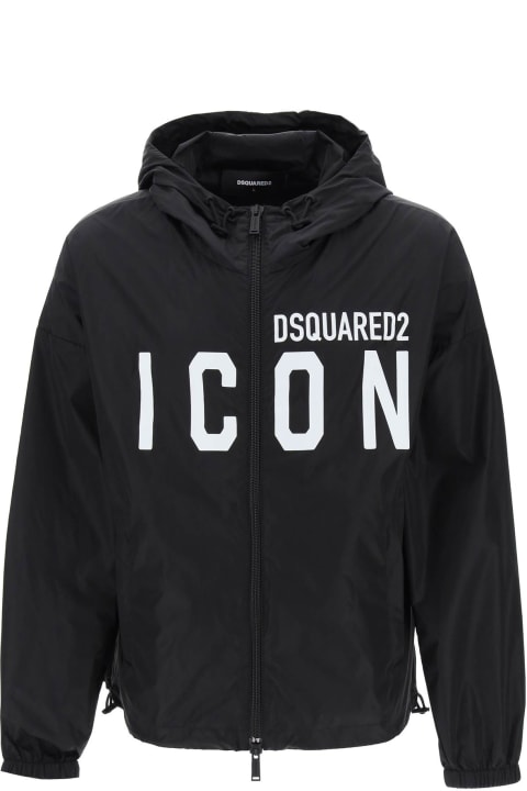 Dsquared2 Coats & Jackets for Men Dsquared2 Be Icon Windbreaker Jacket