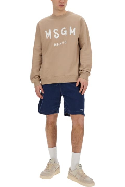 MSGM for Men MSGM Sweatshirt With Brushed Logo