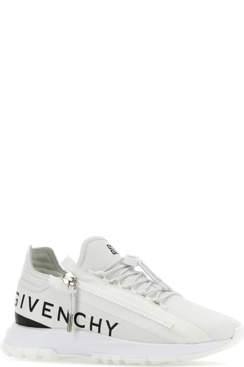 メンズ Givenchyのスニーカー Givenchy White Leather Spectre Sneakers