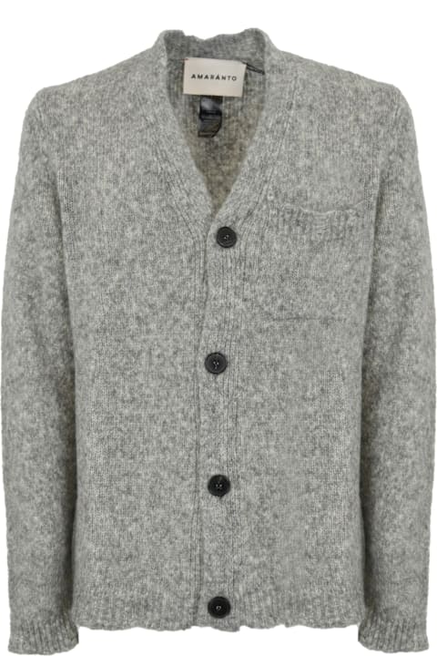 Amaranto Clothing for Men Amaranto Wool And Alpaca Cardigan