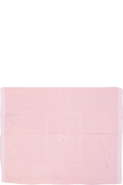 Accessories & Gifts for Baby Girls Piccola Giuggiola Cotton Knit Blanket