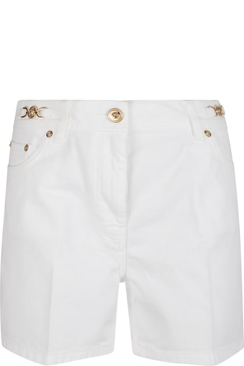Pants & Shorts for Women Versace Softened 5 Pockets Denim Shorts