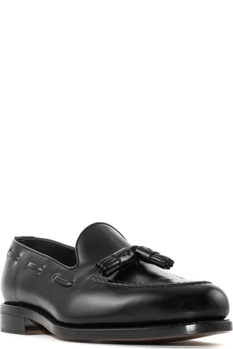 Black Calf Leather Loafers