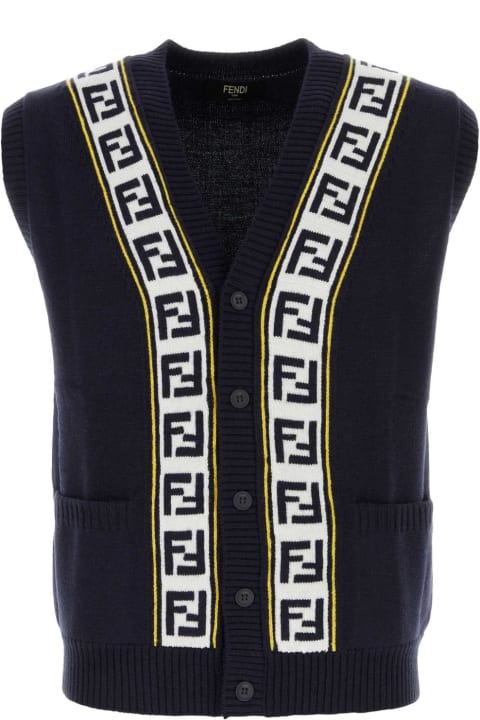Fendi Coats & Jackets for Men Fendi Wool Vest