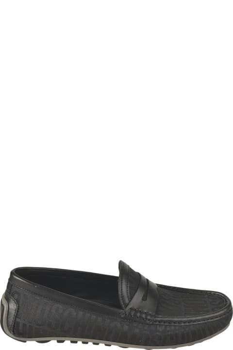 Moschino for Men Moschino All-over Logo Loafers