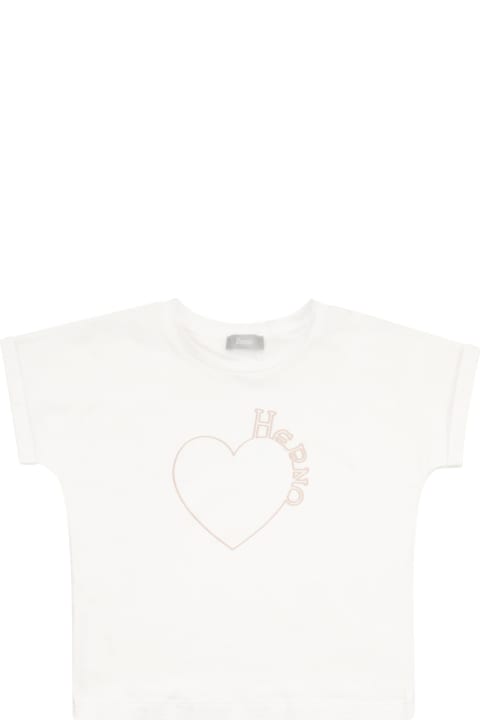Herno T-Shirts & Polo Shirts for Girls Herno Cotton T-shirt
