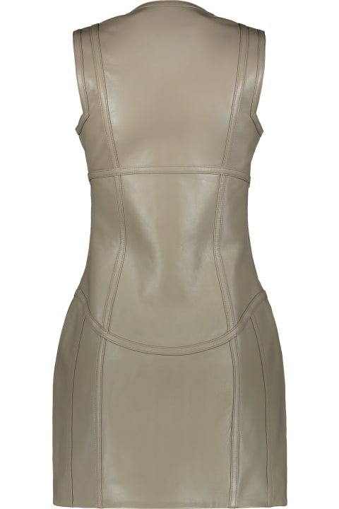 Balmain Clothing for Women Balmain Leather Mini Dress