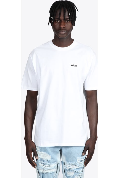 St. Marks Tee White cotton t-shirt with chest logo - St. Marks Tee