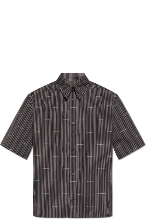 Givenchy Men Givenchy Striped Short-sleeved Shirt
