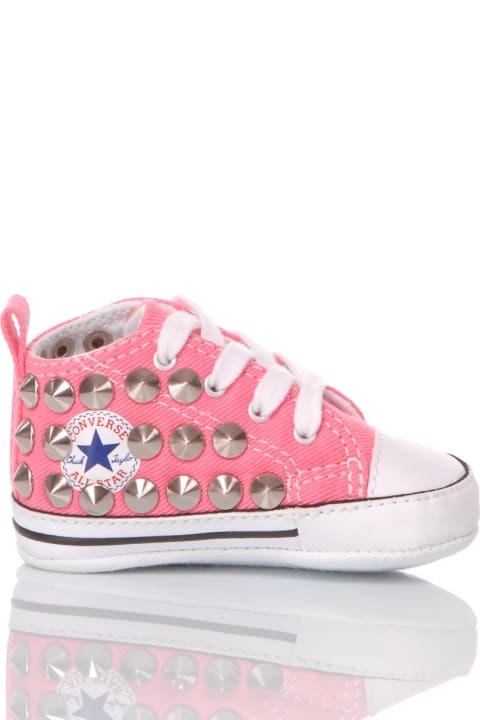Shoes for Boys Mimanera Converse Infant Studs Pink Customized Mimanera