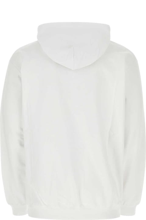 VTMNTS Fleeces & Tracksuits for Men VTMNTS White Cotton Blend Oversize Sweatshirt