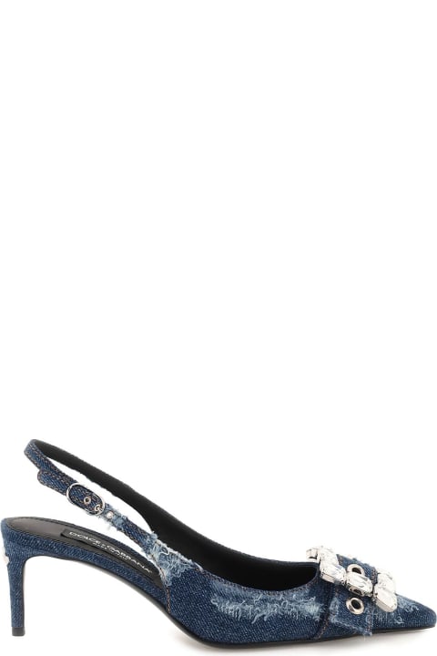 High-Heeled Shoes for Women Dolce & Gabbana Slingback Pumps