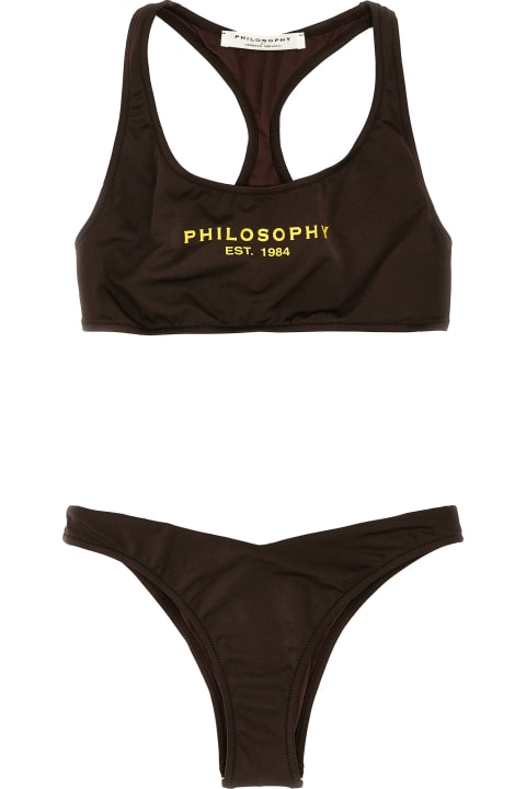 Philosophy di Lorenzo Serafini for Women Philosophy di Lorenzo Serafini Logo Print Bikini