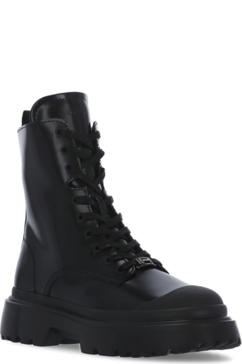 Fashion for Women Hogan H619 Combat Boots