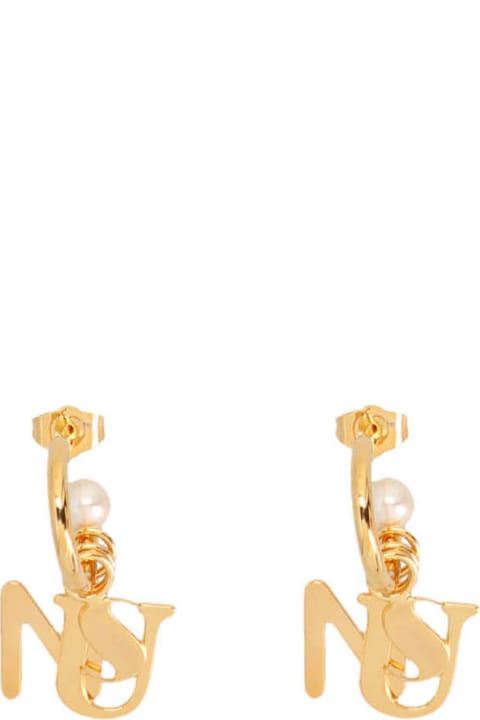 Jewelry Sale for Women Sunnei Logo Pearl Earrings