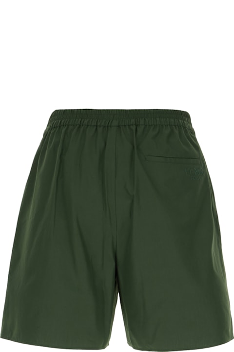 Fendi Pants for Women Fendi Cotton Bermuda Shorts