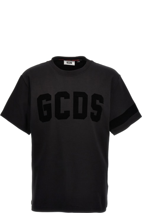 GCDS Topwear for Men GCDS Velvet Logo T-shirt