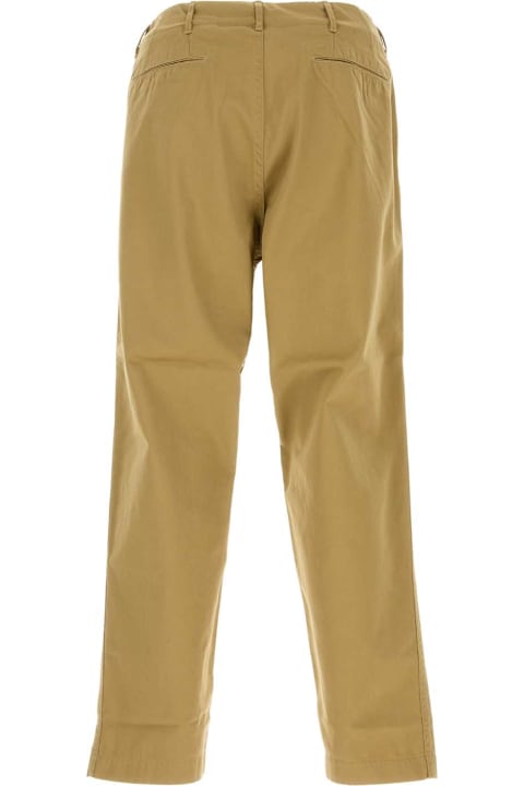 Nanamica for Women Nanamica Khaki Cotton Blend Pant