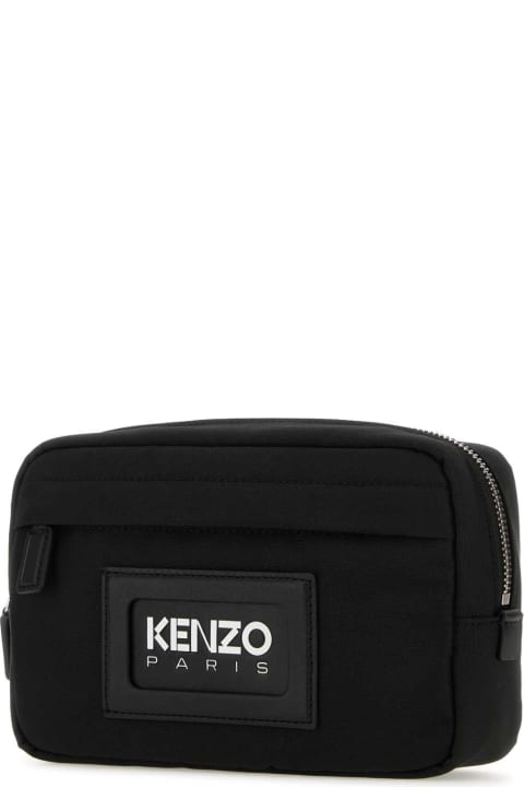 Kenzo for Men Kenzo Black Canvas Belt Bag