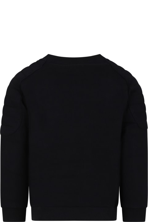 Sweaters & Sweatshirts for Girls Balmain Sweat-shirt Noir Pour Fille Avec Logo