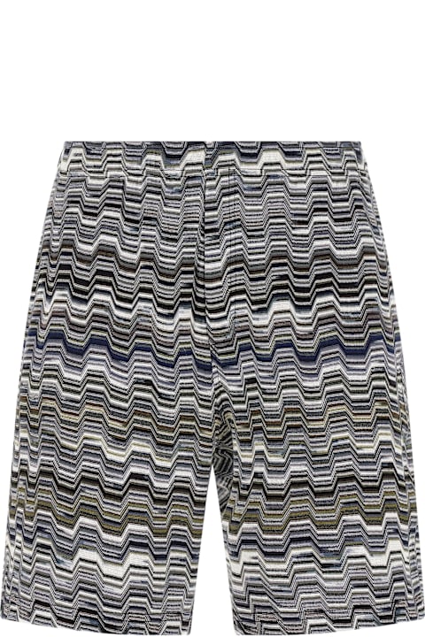 Missoni for Kids Missoni Irregular Zigzag Bermuda Shorts