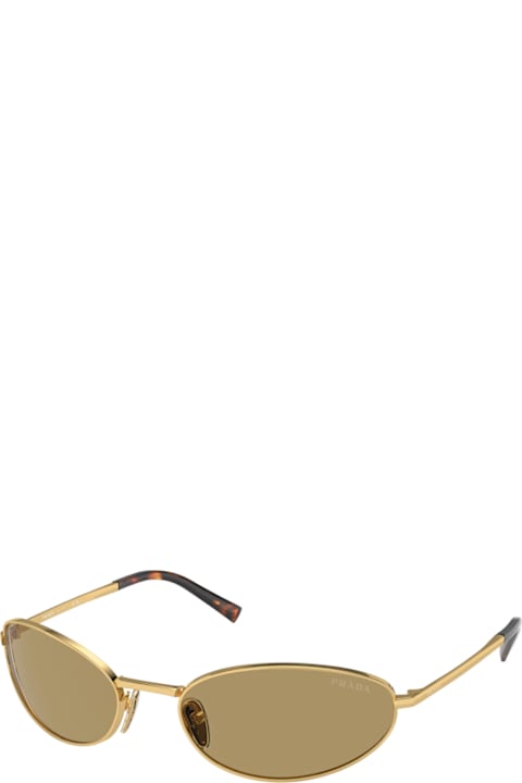 Prada Eyewear Eyewear for Men Prada Eyewear Prada Pra A59s 5ak70g Oro Sunglasses