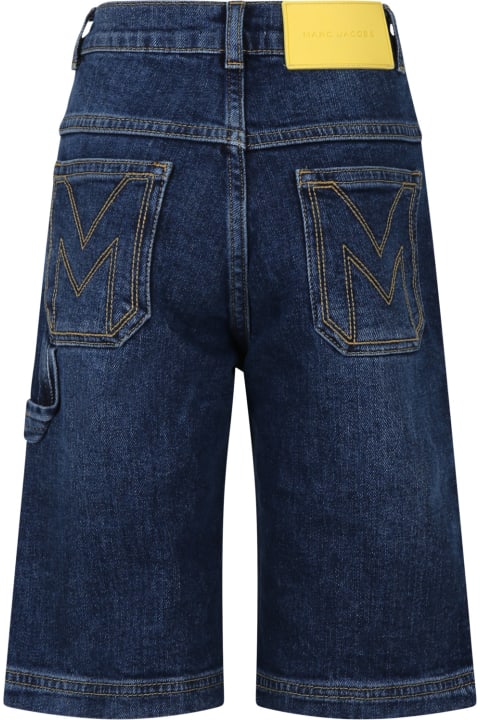 Bottoms for Boys Marc Jacobs Denim Shorts For Boy With Logo